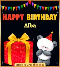 GIF Happy Birthday Alba